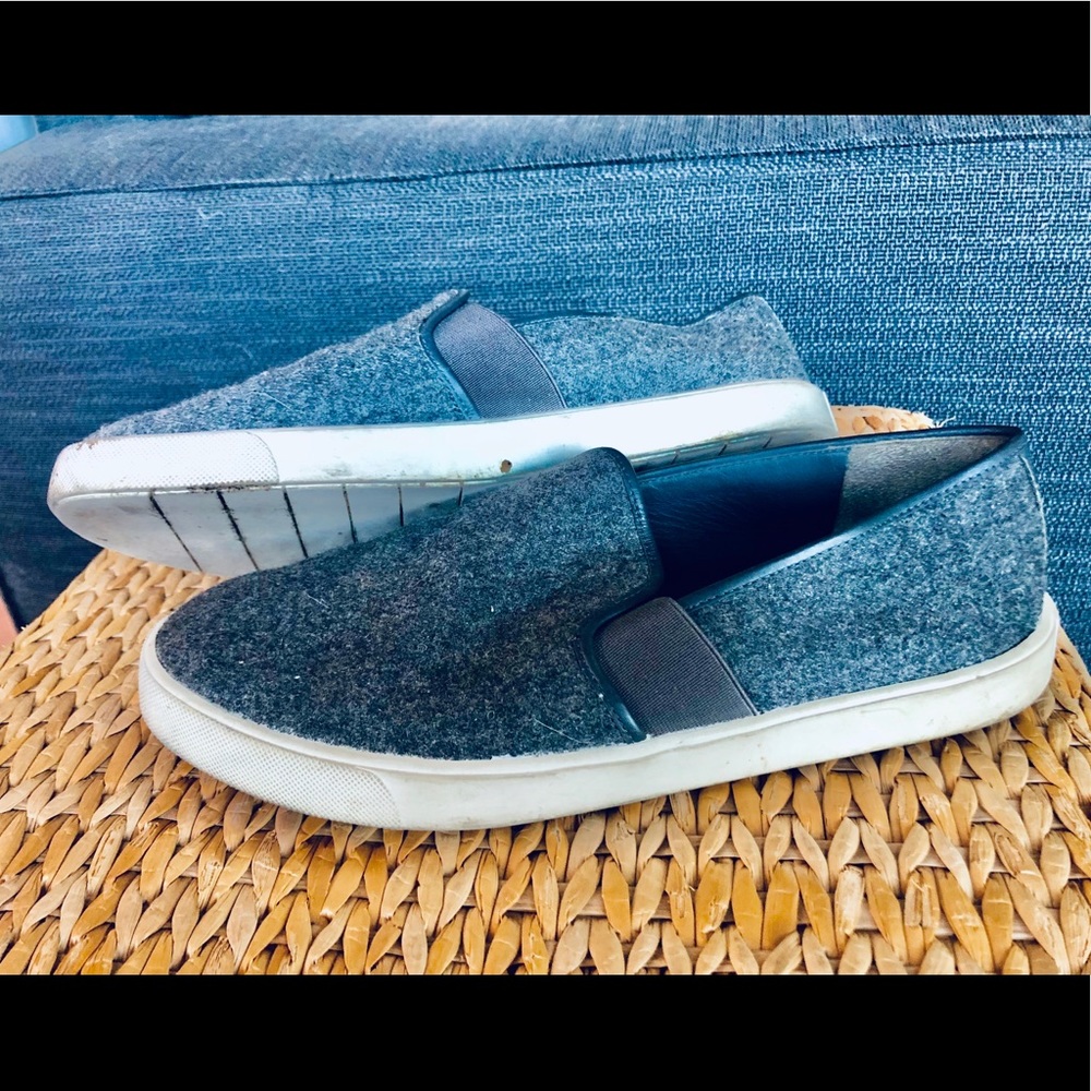 Vince Preston Felted Skate Slip-on Sneakers Gray - Picture 2 of 6